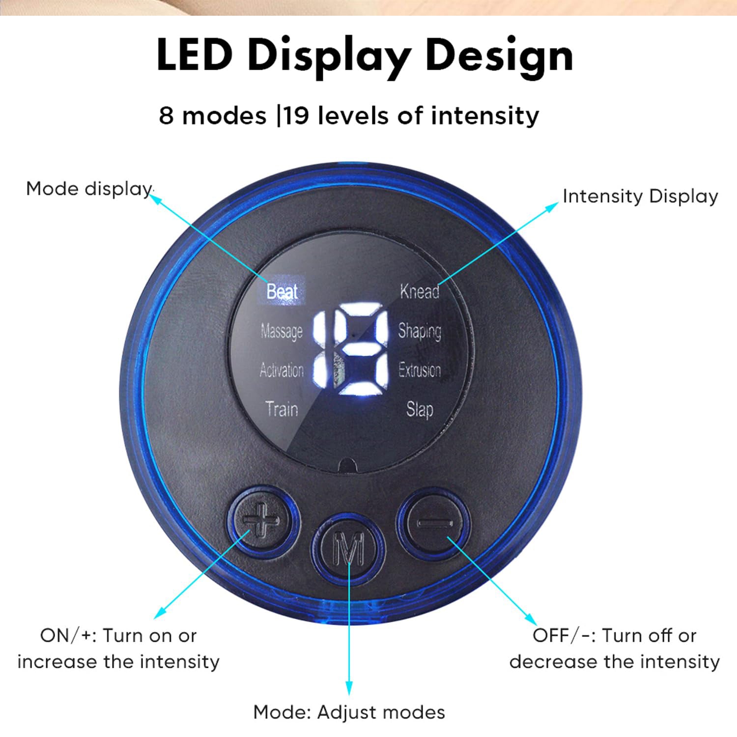 12616 Remote Control Massage, USB Foot Massager, Electric EMS Foot Massage Machine, Rechargeable Portable Folding Automatic with 8 Mode 19 Intensity, 15 Minute Auto Run for Legs, Body, Hand Therapy 12616 Remote Control Massage, USB Foot Massager, Electric EMS Foot Massage Machine, Rechargeable Portable Folding Automatic with 8 Mode 19 Intensity, 15 Minute Auto Run for Legs, Body, Hand Therapy